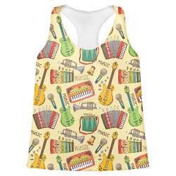 Vintage Musical Instruments Womens Racerback Tank Top - X Large