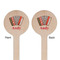 Vintage Musical Instruments Wooden 7.5" Stir Stick - Round - Double Sided - Front & Back