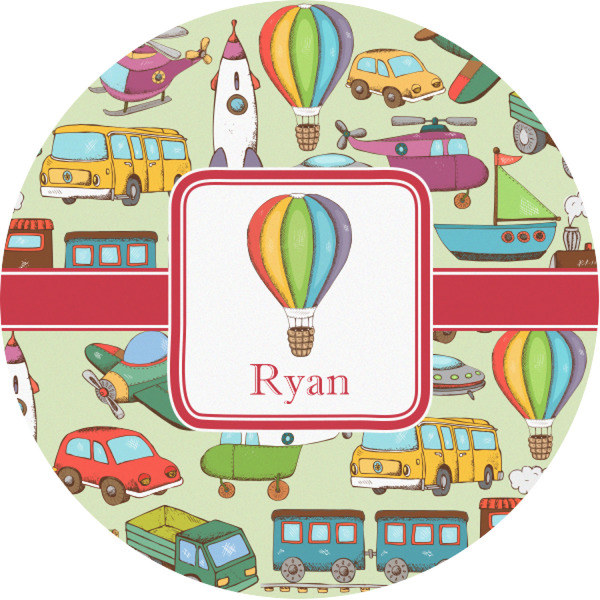 Custom Vintage Transportation Multipurpose Round Labels - 1" (Personalized)