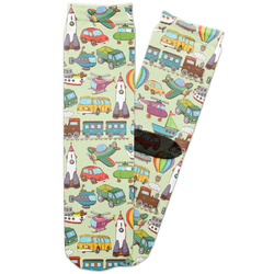 Vintage Transportation Adult Crew Socks