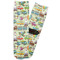 Vintage Transportation Adult Crew Socks - Single Pair - Front and Back