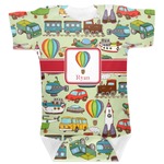 Vintage Transportation Baby Bodysuit 0-3 (Personalized)