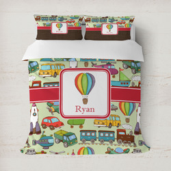 Vintage Transportation Duvet Cover (Personalized)