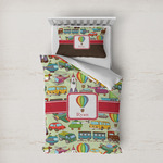 Vintage Transportation Duvet Cover Set - Twin XL (Personalized)