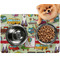 Vintage Transportation Dog Food Mat - Small LIFESTYLE