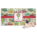 Vintage Transportation Dog Towel (Personalized)