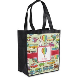 Vintage Transportation Grocery Bag (Personalized)