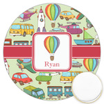 Vintage Transportation Printed Cookie Topper - 3.25" (Personalized)