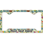 Vintage Transportation License Plate Frame - Style C (Personalized)