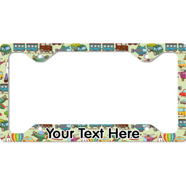 Custom Vintage Transportation License Plate Frame - Style C (Personalized)