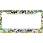 Vintage Transportation License Plate Frame - Style B (Personalized)