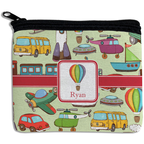 Custom Vintage Transportation Rectangular Coin Purse (Personalized)