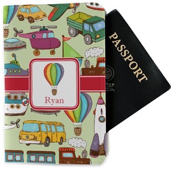 Vintage Transportation Passport Holder - Fabric (Personalized)