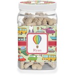 Vintage Transportation Dog Treat Jar (Personalized)