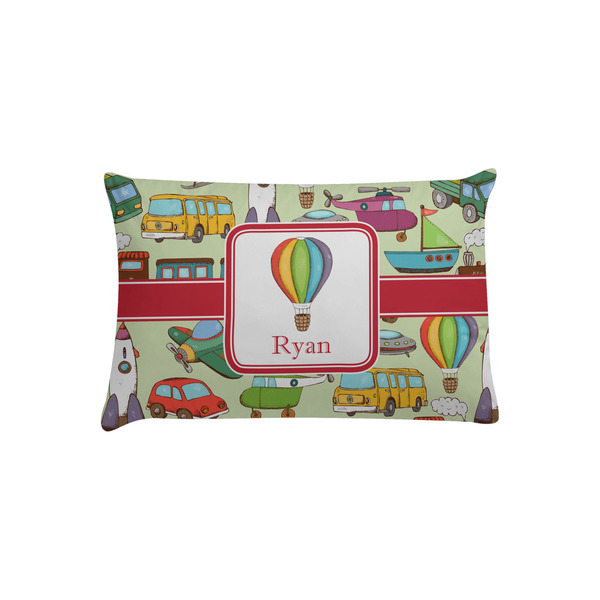 Custom Vintage Transportation Pillow Case - Toddler (Personalized)