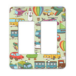 Vintage Transportation Rocker Style Light Switch Cover - Two Switch