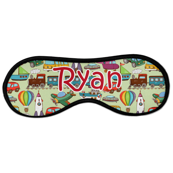 Custom Vintage Transportation Sleeping Eye Masks - Large (Personalized)