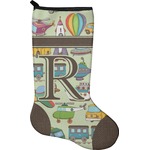 Vintage Transportation Holiday Stocking - Neoprene (Personalized)