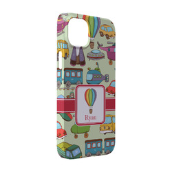 Vintage Transportation iPhone Case - Plastic - iPhone 14 Pro (Personalized)