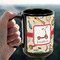 Vintage Sports 15oz. Black Mug - LIFESTYLE