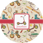 Vintage Sports Multipurpose Round Labels - 2" (Personalized)