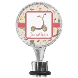 Vintage Sports Wine Bottle Stopper (Personalized)