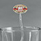 Vintage Sports Clear Plastic 7" Stir Stick - Oval - Main