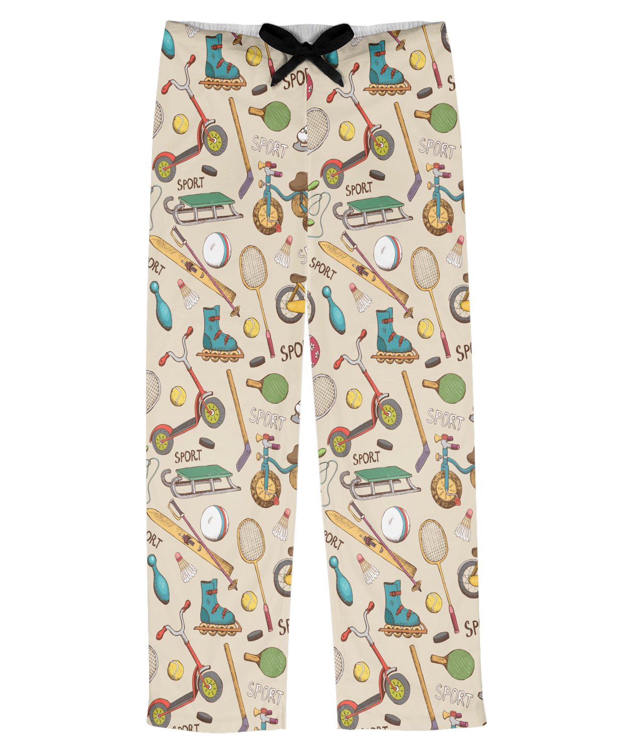 Vintage Sports Design Custom Mens Pajama Pants