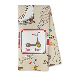 Vintage Sports Kitchen Towel - Microfiber (Personalized)