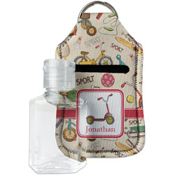 Vintage Sports Hand Sanitizer & Keychain Holder - Small (Personalized)