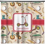 Vintage Sports Shower Curtain (Personalized)