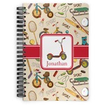 Vintage Sports Spiral Notebook (Personalized)