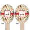 Vintage Sports Wooden Food Pick - Oval - Double Sided - Front & Back