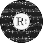 Musical Notes Multipurpose Round Labels - 1" (Personalized)