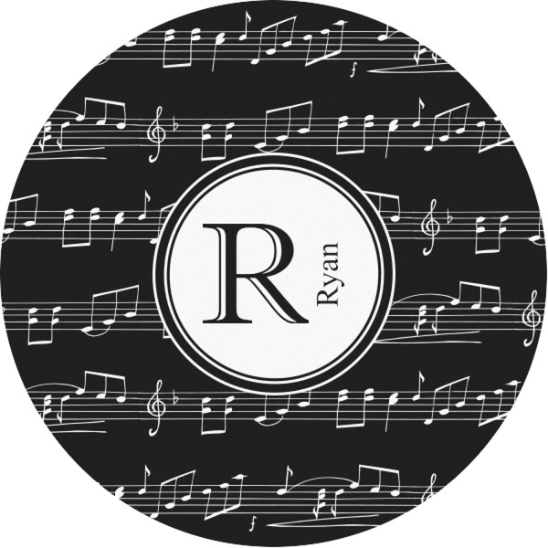 Custom Musical Notes Multipurpose Round Labels - 1" (Personalized)