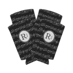 Musical Notes Can Cooler (tall 12 oz) - Set of 4 (Personalized)