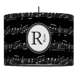 Musical Notes Drum Pendant Lamp (Personalized)