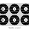 Musical Notes 3" Multipurpose Round Labels - Sheet