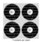 Musical Notes 4" Multipurpose Round Labels - Sheet