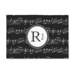 Musical Notes 4' x 6' Indoor Area Rug (Personalized)