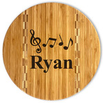 Musical Notes Bamboo Cutting Board (Personalized)