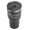 Musical Notes Black RTIC Tumbler - (Above Angle)