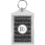 Musical Notes Bling Keychain (Personalized)