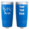 Musical Notes Blue Polar Camel Tumbler - 20oz - Double Sided - Approval