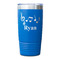 Musical Notes Blue Polar Camel Tumbler - 20oz - Single Sided - Approval