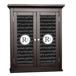 Musical Notes Cabinet Decal - Medium (Personalized)