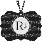 Musical Notes Rear View Mirror Decor (Personalized)