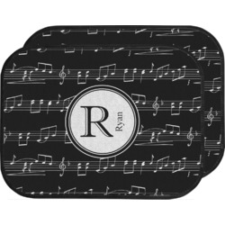 Musical Notes Car Floor Mats (Back Seat) (Personalized)
