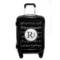 Musical Notes Carry On Hard Shell Suitcase - Front