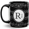 Musical Notes Coffee Mug - 11 oz - Full- Black